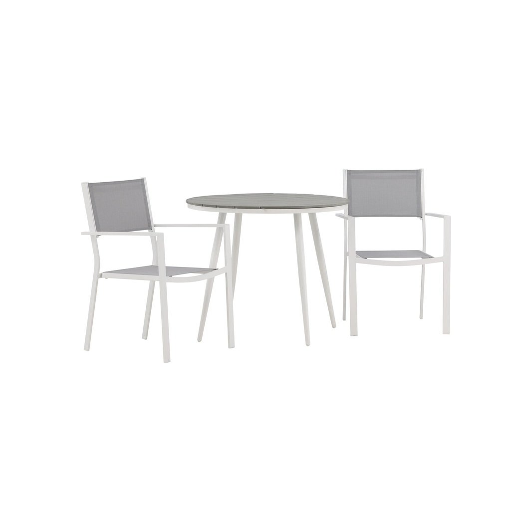 Break Spisebord Rundt 90ø + Copacabana Venture Design Spisegruppe