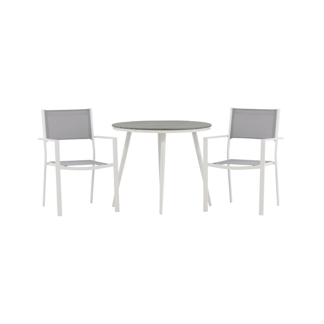 Break Spisebord Rundt 90ø + Copacabana Venture Design Spisegruppe