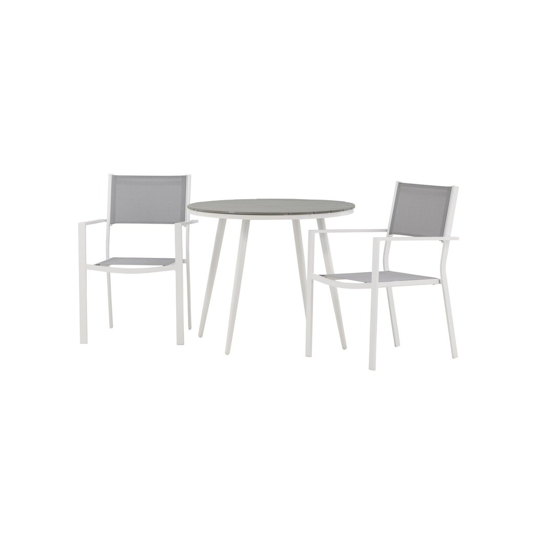Break Spisebord Rundt 90ø + Copacabana Venture Design Spisegruppe