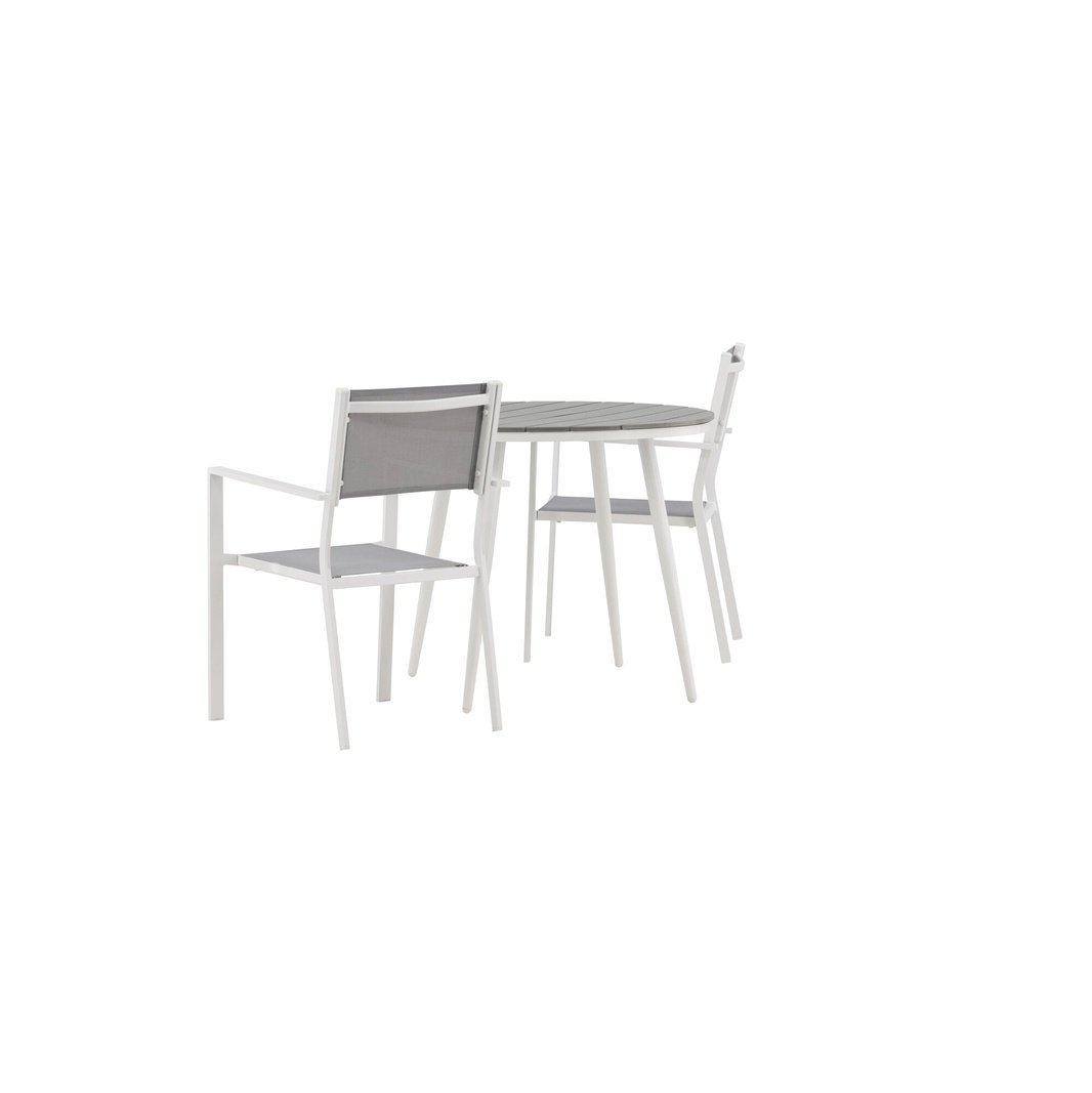 Break Spisebord Rundt 90ø + Copacabana Venture Design Spisegruppe