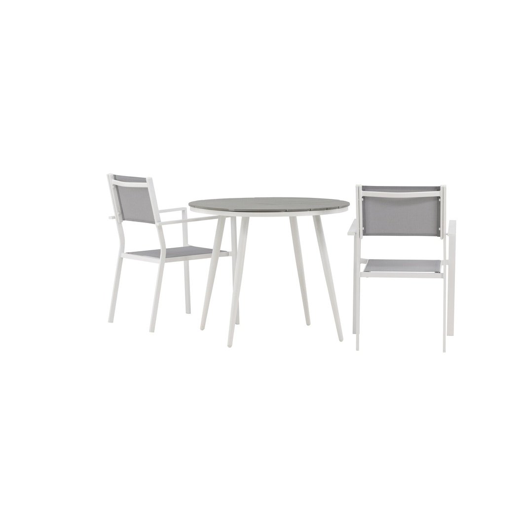 Break Spisebord Rundt 90ø + Copacabana Venture Design Spisegruppe