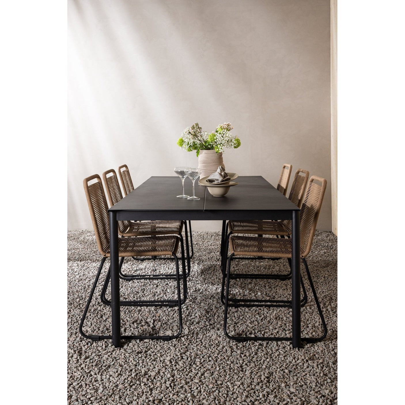 Modena Spisebord 200*100cm + Lindos Venture Design Spisegruppe