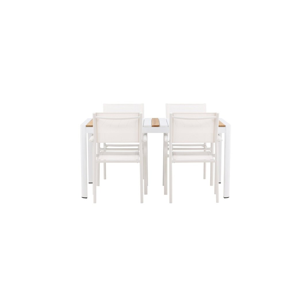 Togo Spisebord 150*100 + Santorini Armstol Venture Design Spisegruppe