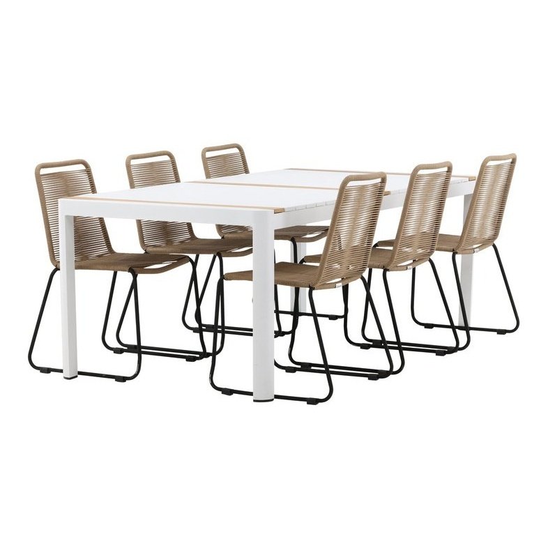 Togo Spisebord 200*100 + Lindos Venture Design Spisegruppe