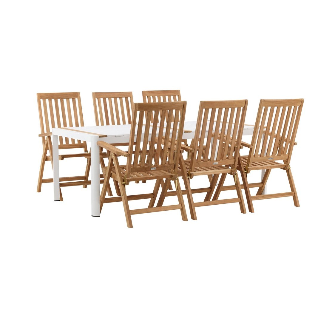 Togo Spisebord 200*100 + Kenyaisjon stoler Venture Design Spisegruppe