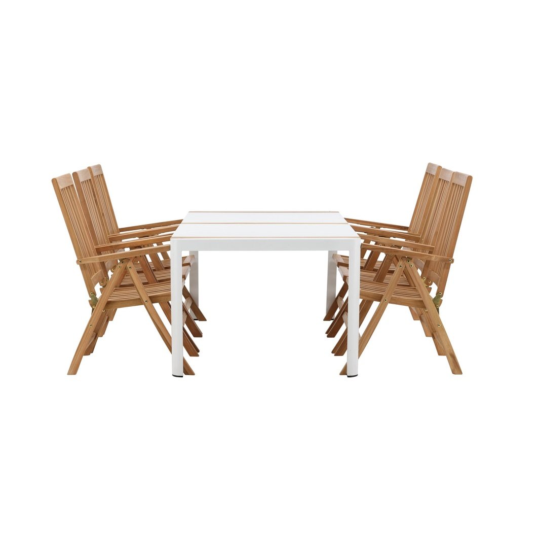 Togo Spisebord 200*100 + Kenyaisjon stoler Venture Design Spisegruppe