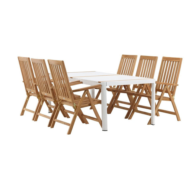 Togo Spisebord 200*100 + Kenyaisjon stoler Venture Design Spisegruppe