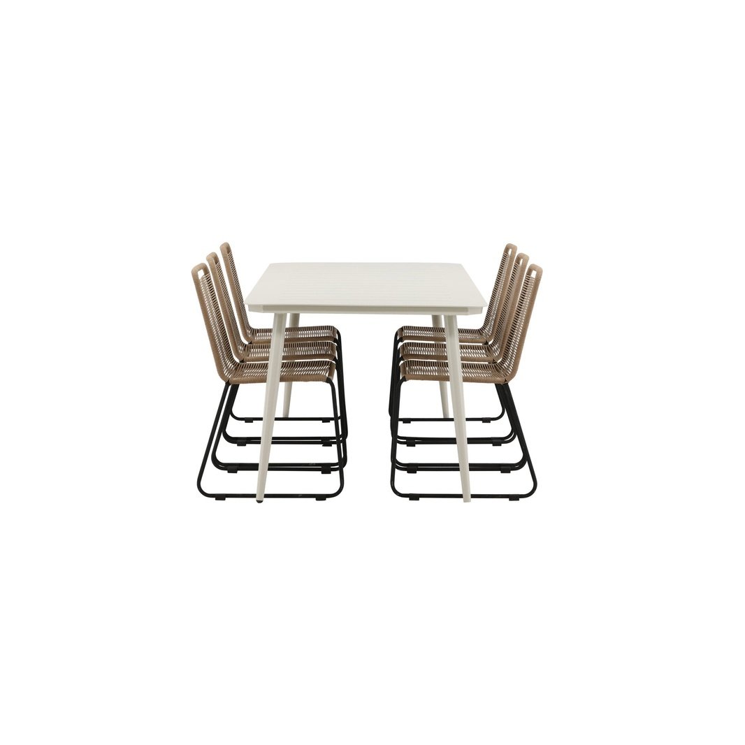 Lina spisebord 200*90- Lindos Venture Design Spisegruppe