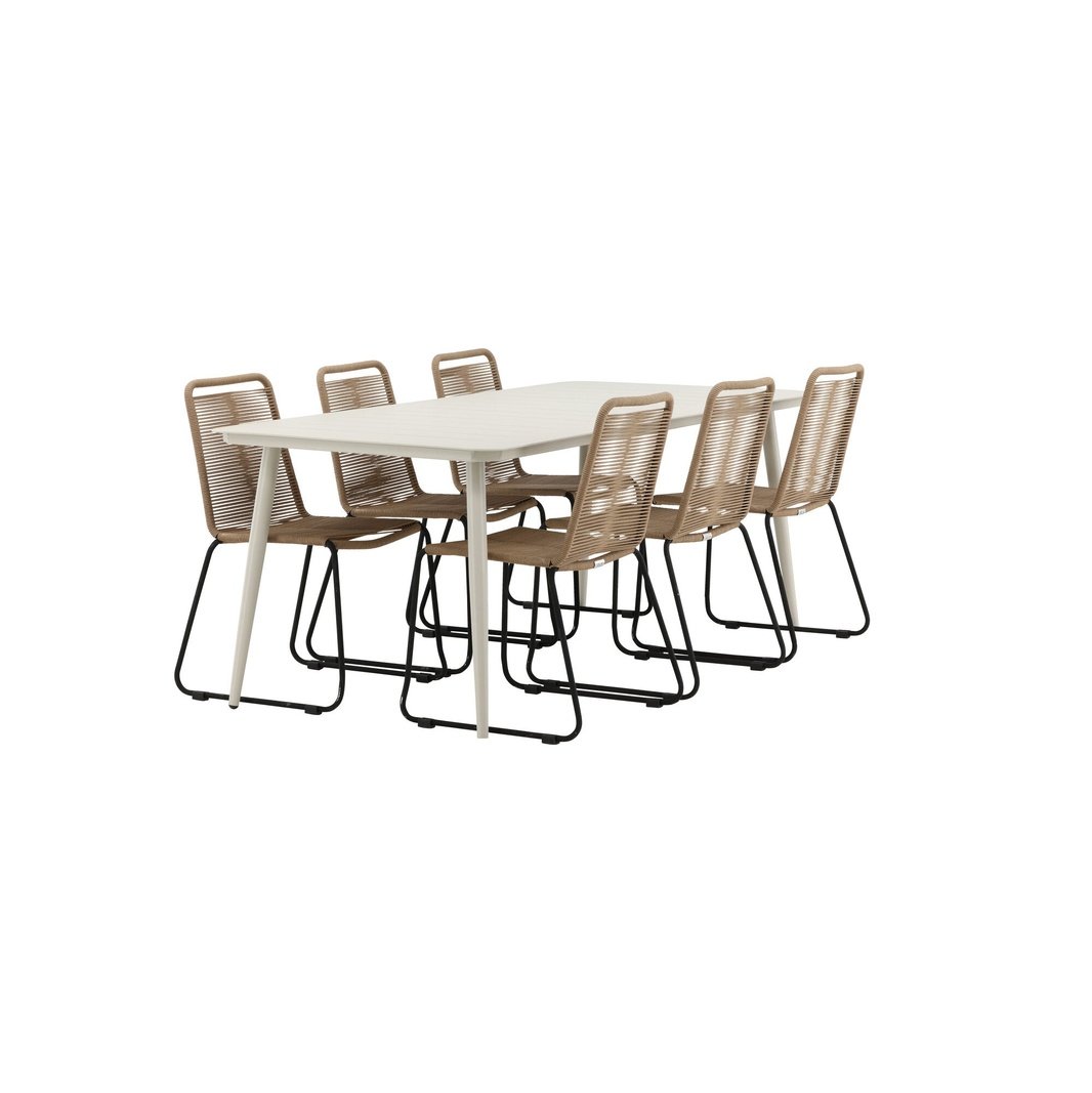 Lina spisebord 200*90- Lindos Venture Design Spisegruppe