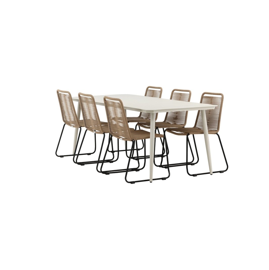 Lina spisebord 200*90- Lindos Venture Design Spisegruppe