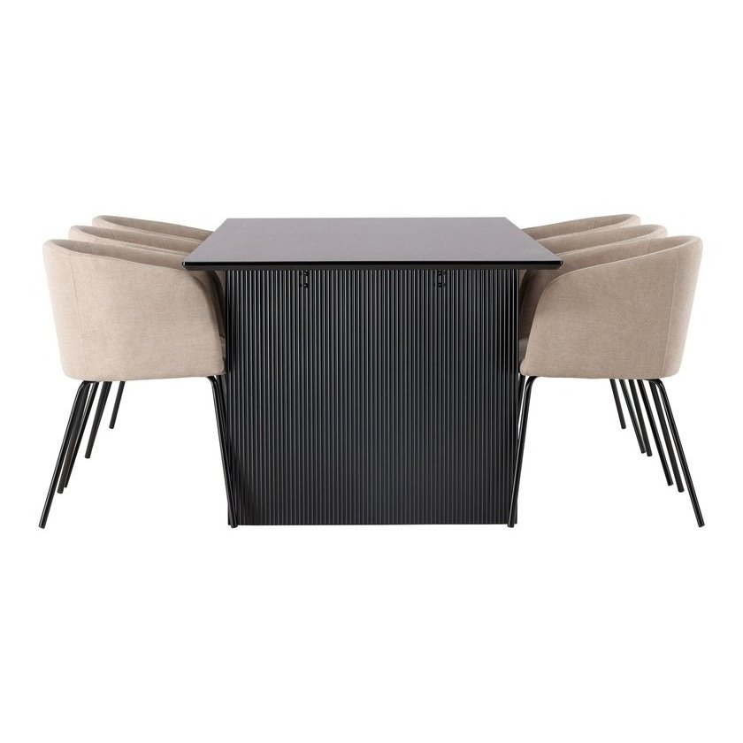 Vail spisebord + Berit stol Venture Design Spisegruppe