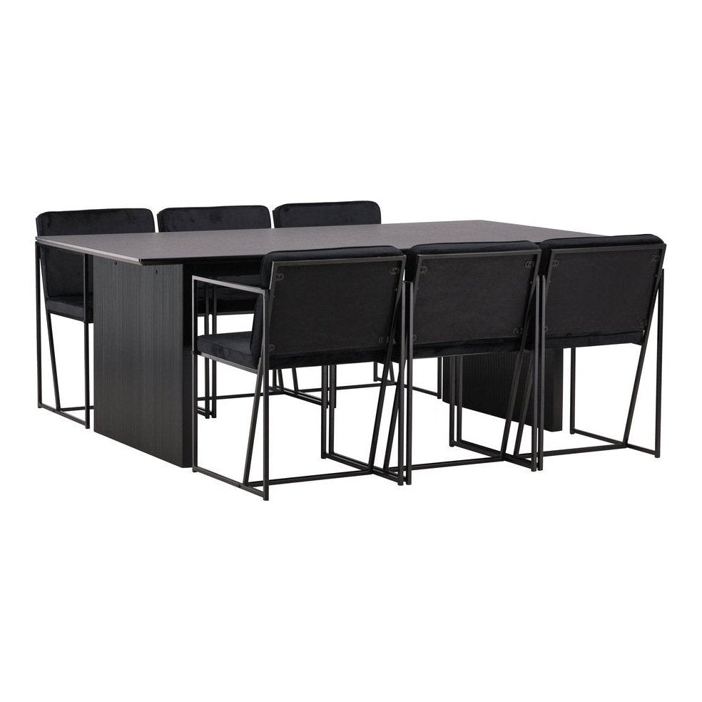 Vail spisebord + Richmond spisestoler Venture Design Spisegruppe