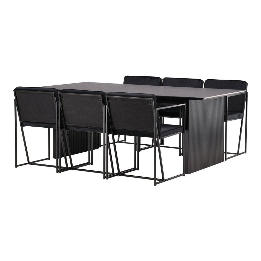 Vail spisebord + Richmond spisestoler Venture Design Spisegruppe