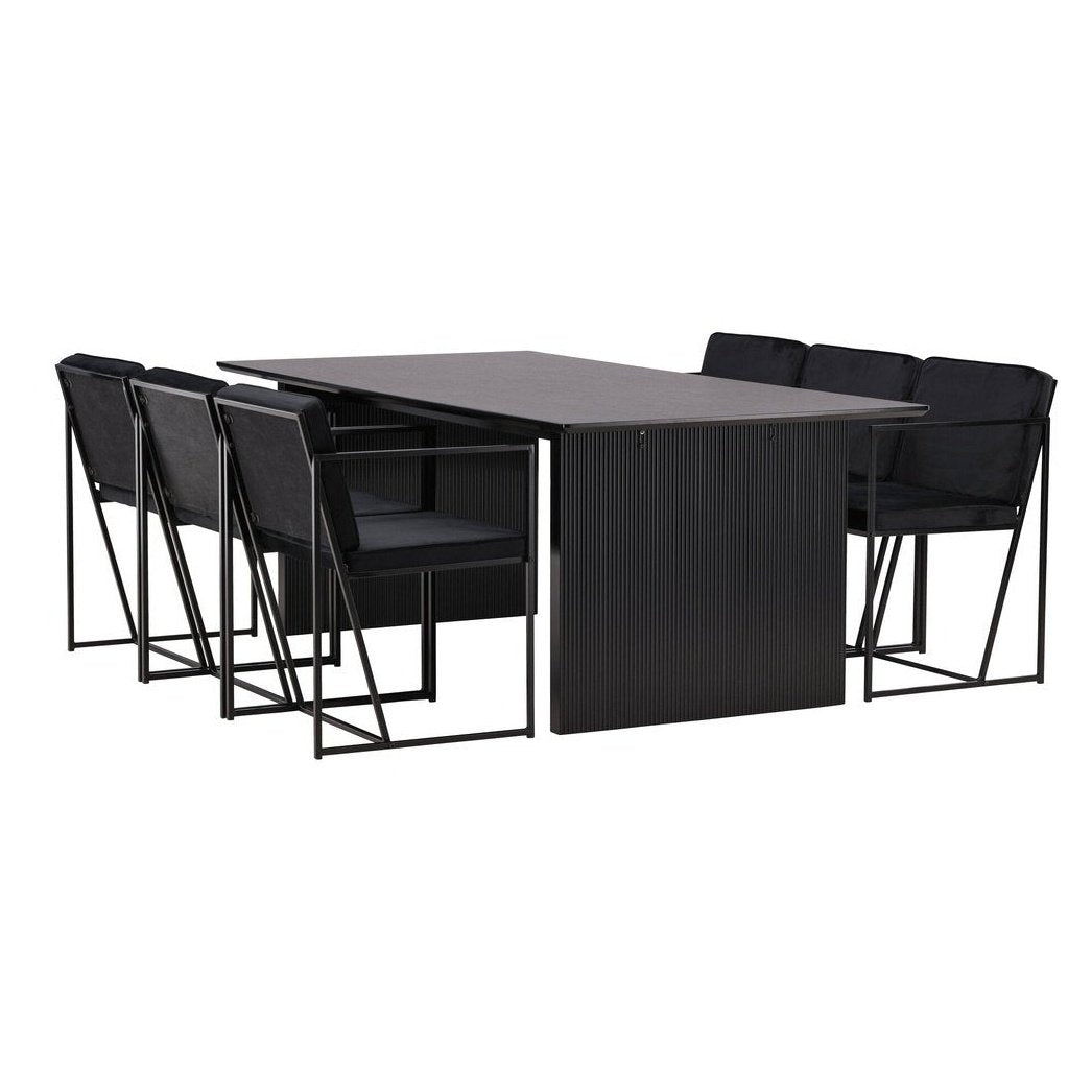 Vail spisebord + Richmond spisestoler Venture Design Spisegruppe