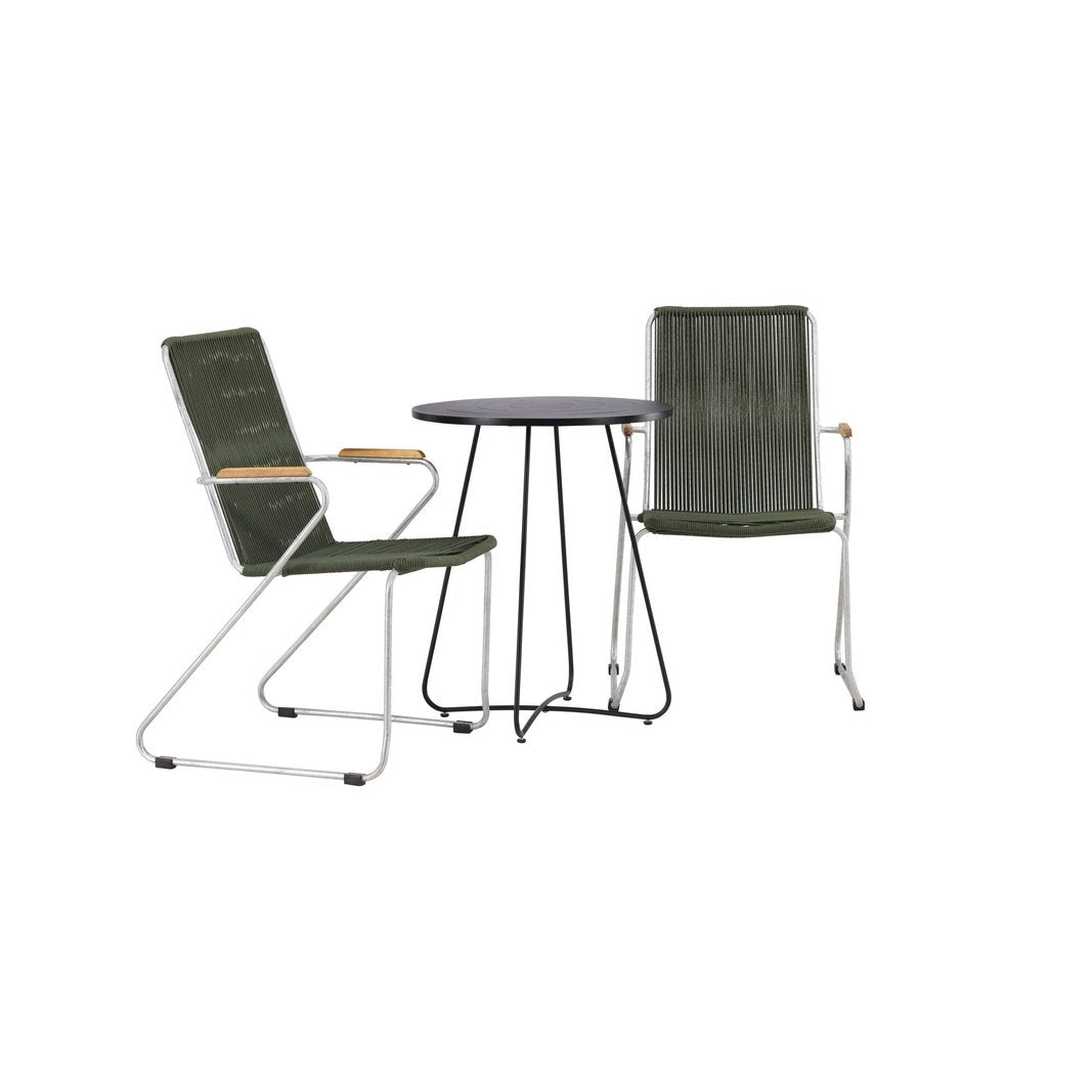 Bacong Cafébord + Bois spisestoler Venture Design Spisegruppe