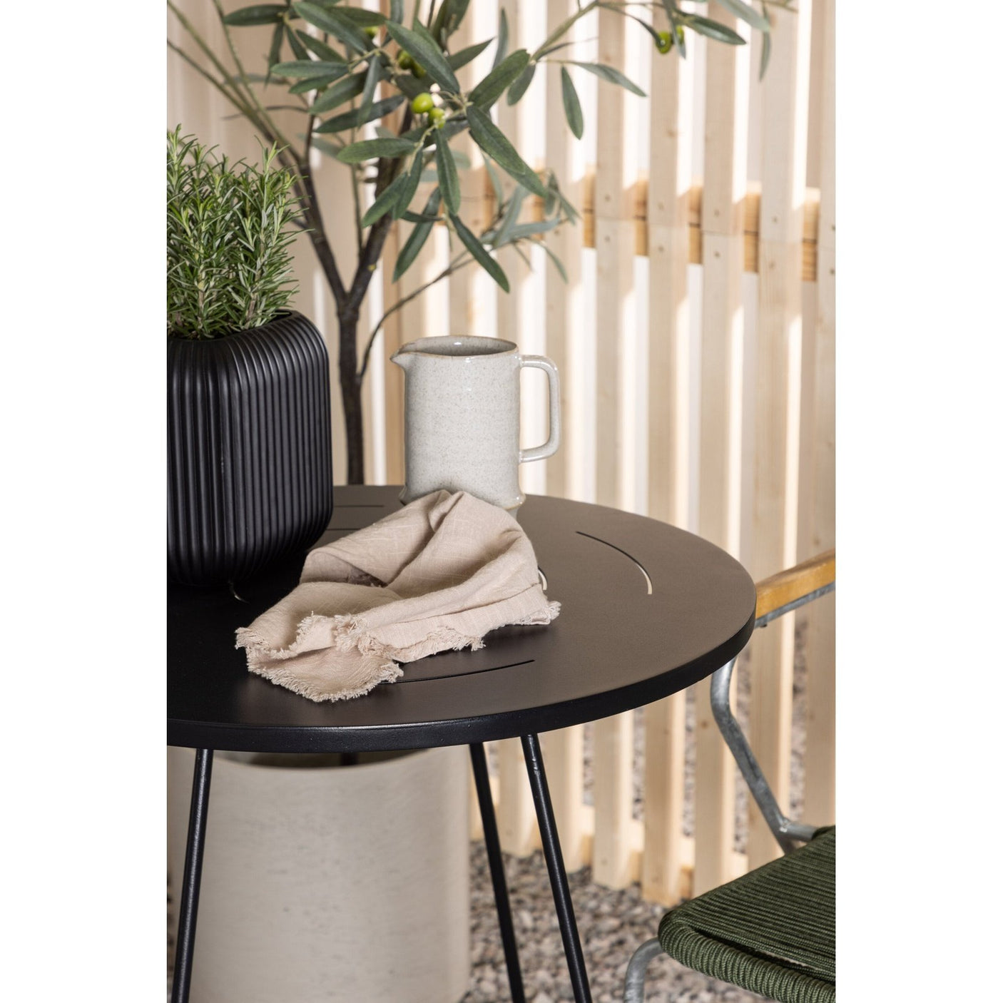 Bacong Cafébord + Bois spisestoler Venture Design Spisegruppe