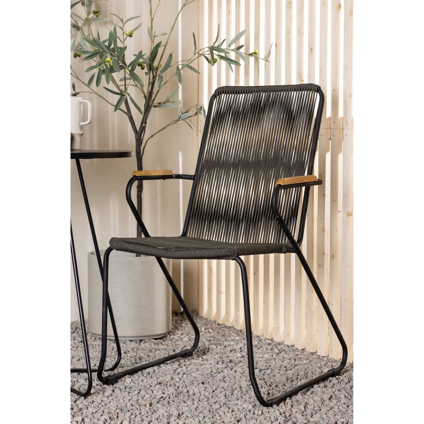 Bacong Cafébord + Bois spisestoler Venture Design Spisegruppe