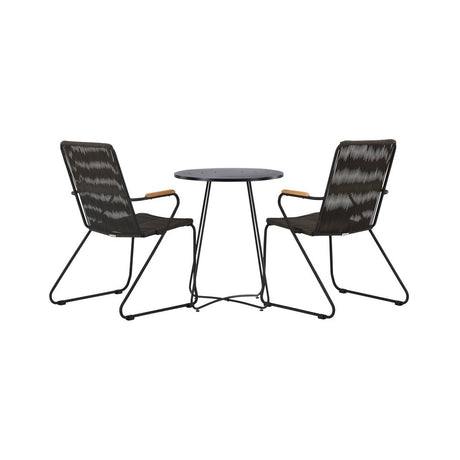 Bacong Cafébord + Bois spisestoler Venture Design Spisegruppe