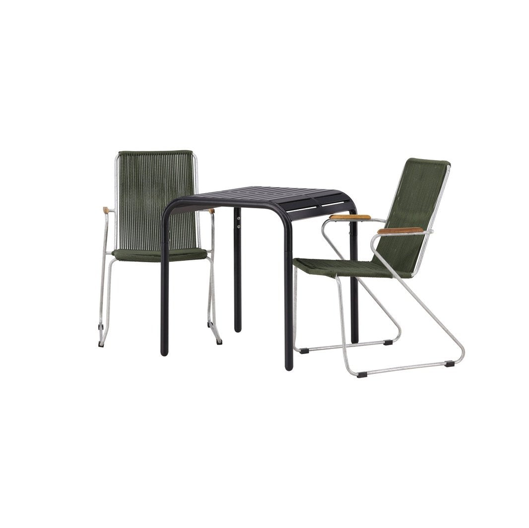 Borneo Cafébord 70*70* + Bois spisestoler Venture Design Spisegruppe