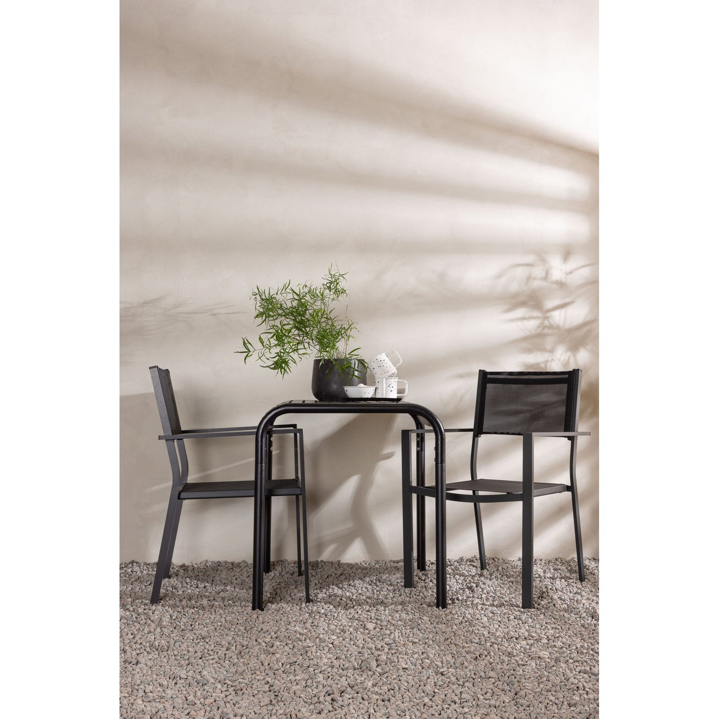 Borneo Cafébord 70*70* + Copacabana Venture Design Spisegruppe