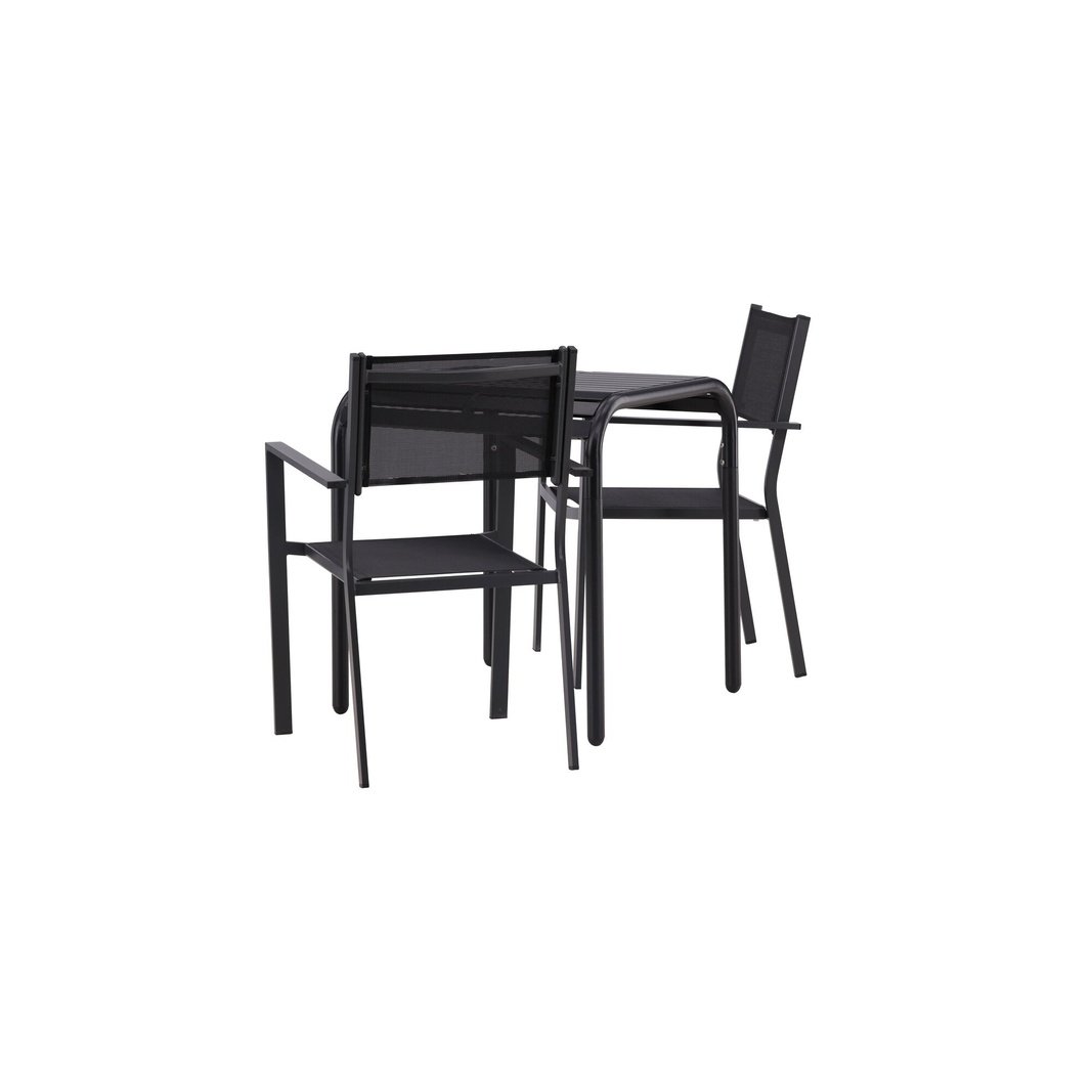 Borneo Cafébord 70*70* + Copacabana Venture Design Spisegruppe