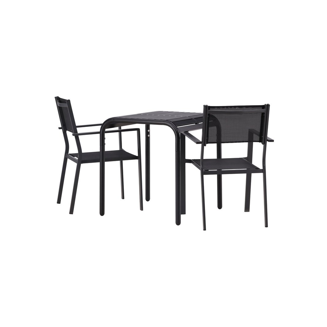 Borneo Cafébord 70*70* + Copacabana Venture Design Spisegruppe