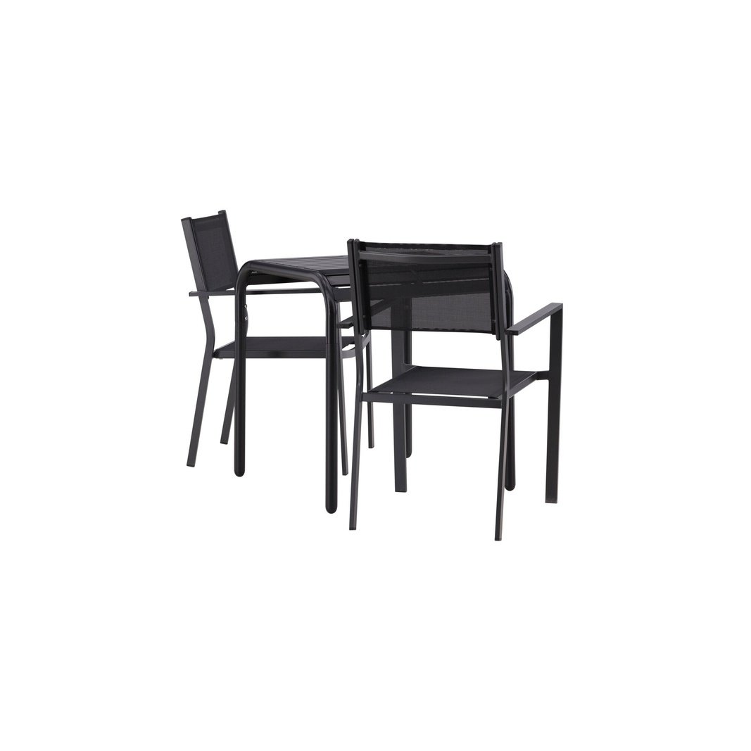 Borneo Cafébord 70*70* + Copacabana Venture Design Spisegruppe