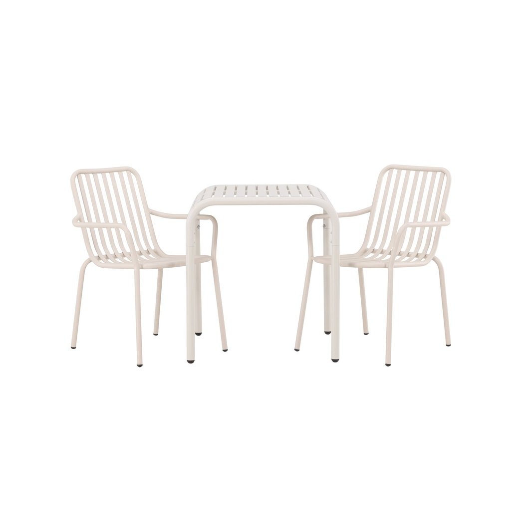 Borneo Cafébord 70*70* + Peking spisestoler Venture Design Spisegruppe