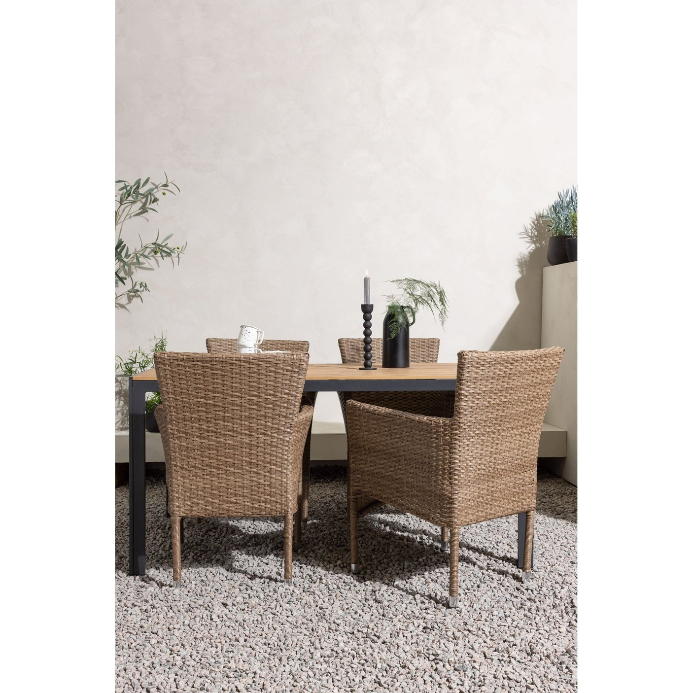 Break Spisebord 90*150* + Malina spisestoler Venture Design Spisegruppe