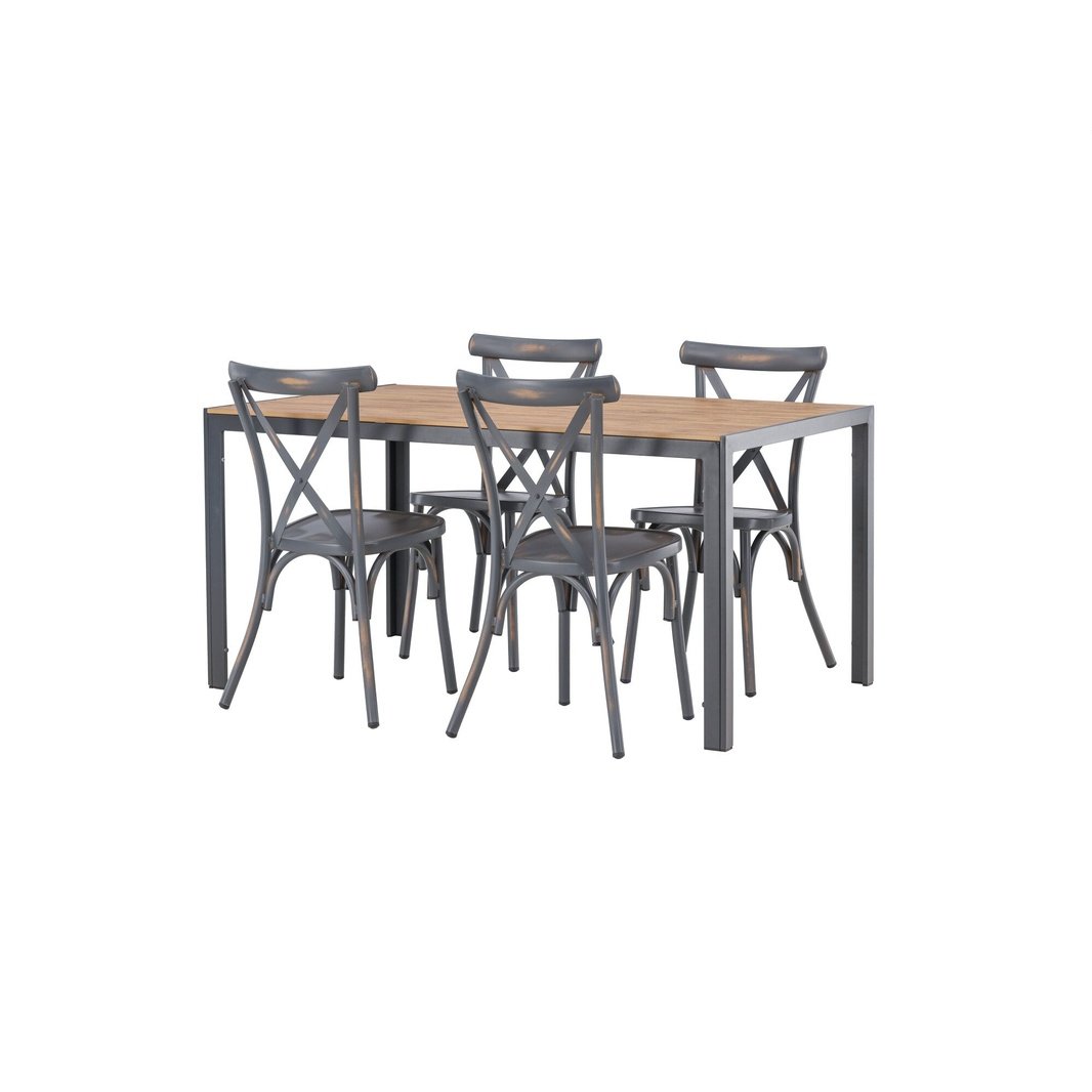 Break Spisebord 90*150* + Tablas spisestoler Venture Design Spisegruppe