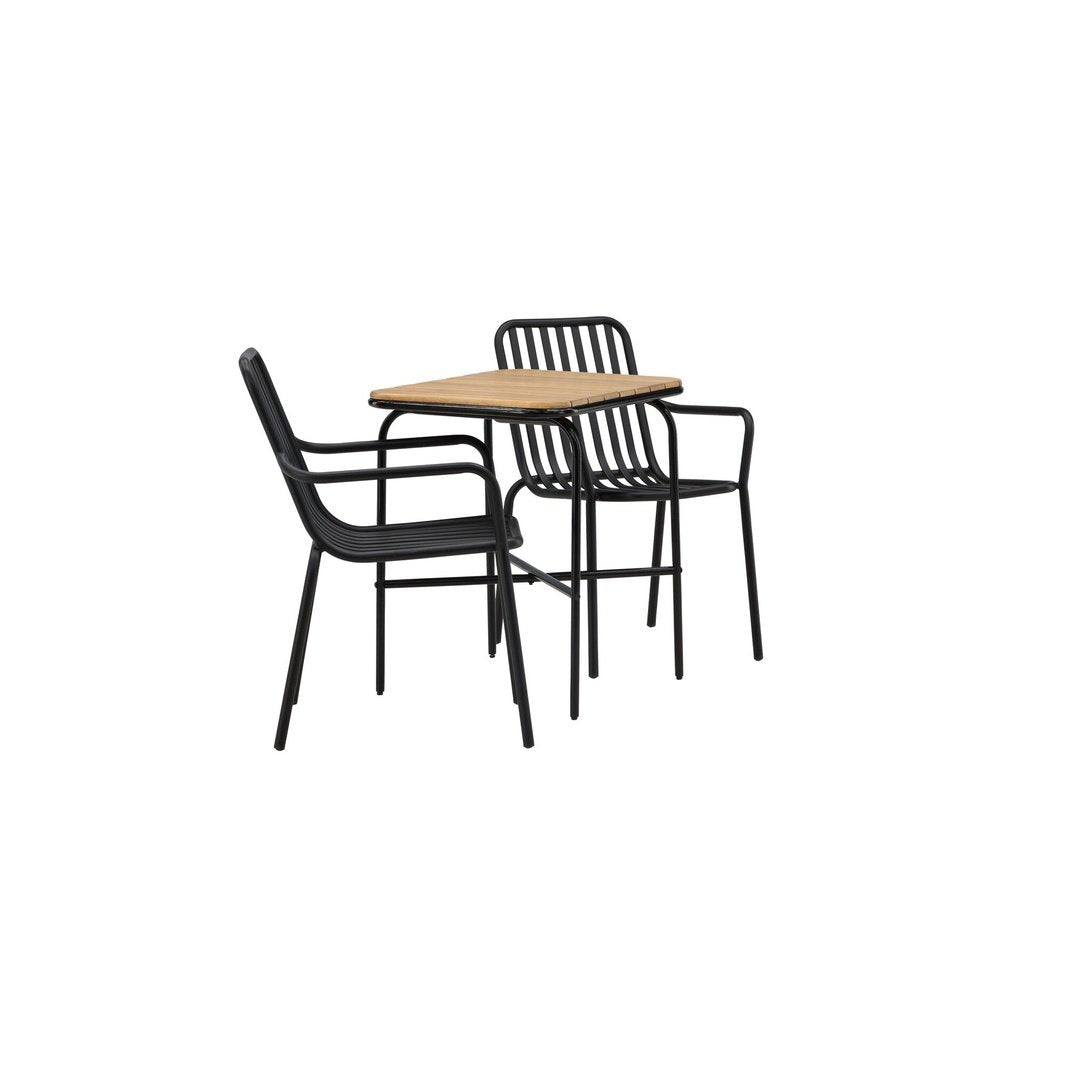 Holmbeck Cafébord 55*70*74 + Peking spisestoler / Venture Design Spisegruppe