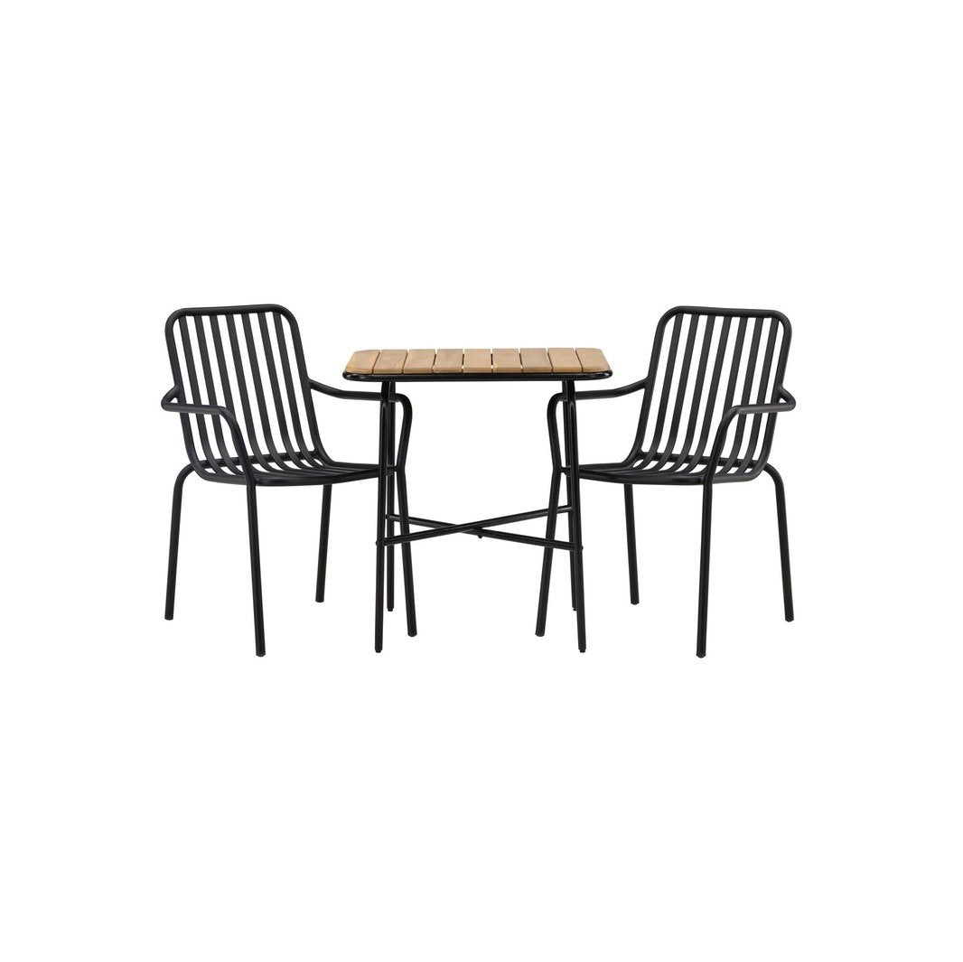 Holmbeck Cafébord 55*70*74 + Peking spisestoler / Venture Design Spisegruppe