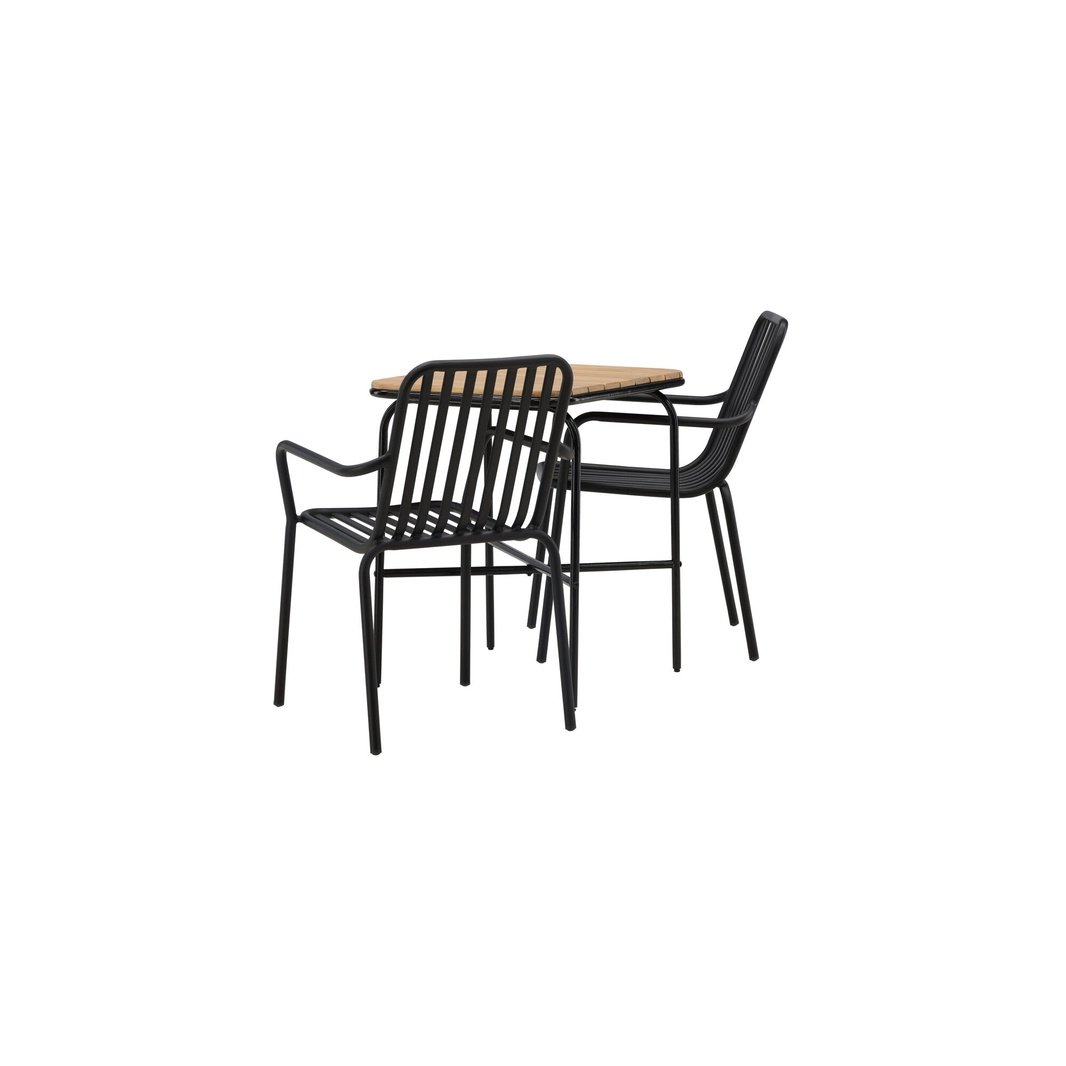 Holmbeck Cafébord 55*70*74 + Peking spisestoler / Venture Design Spisegruppe