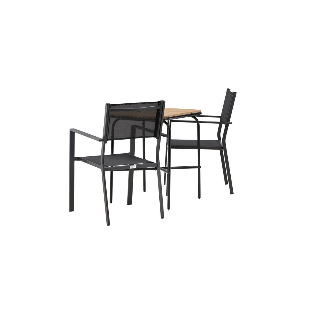 Holmbeck Cafébord 55*70*74 + Copacabana stol / Venture Design Spisegruppe