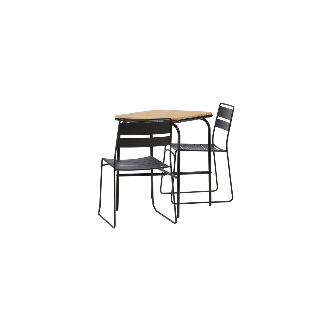 Holmbeck Cafébord 55*70*74 + Lina spisestoler Venture Design Spisegruppe