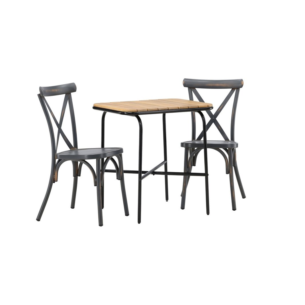 Holmbeck Cafébord 55*70*74 + Tablas spisestoler Venture Design Spisegruppe