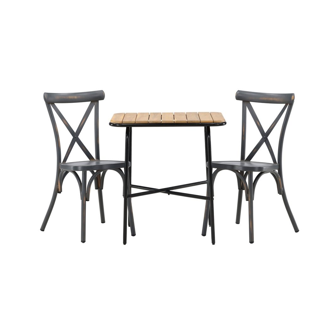 Holmbeck Cafébord 55*70*74 + Tablas spisestoler Venture Design Spisegruppe