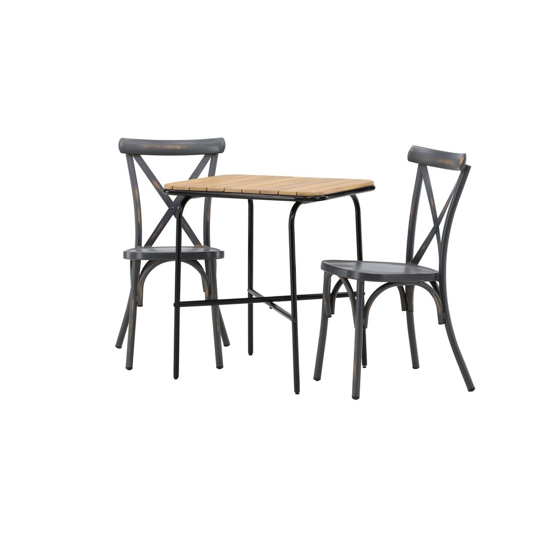 Holmbeck Cafébord 55*70*74 + Tablas spisestoler Venture Design Spisegruppe