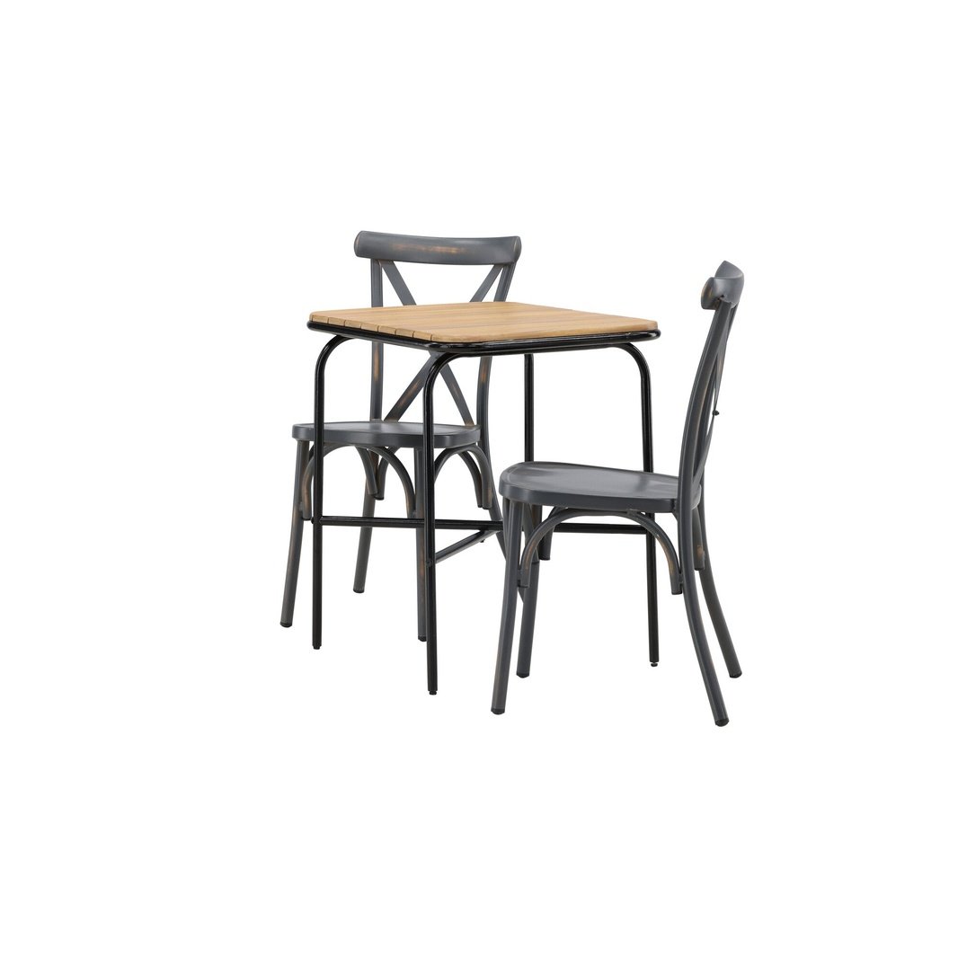 Holmbeck Cafébord 55*70*74 + Tablas spisestoler Venture Design Spisegruppe