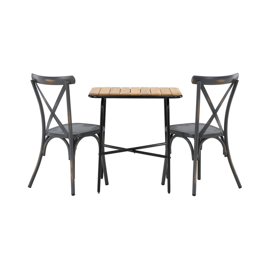 Holmbeck Cafébord 55*70*74 + Tablas spisestoler Venture Design Spisegruppe