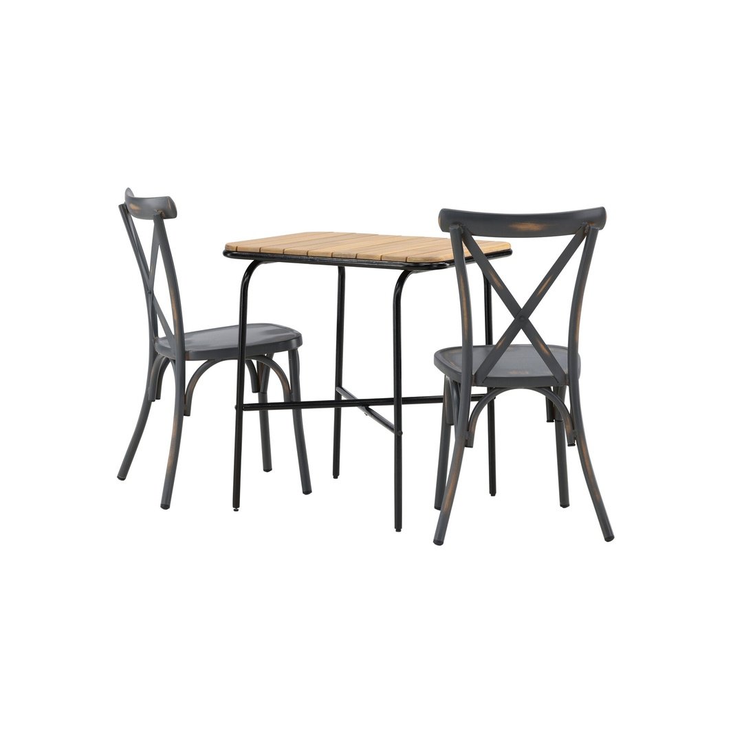 Holmbeck Cafébord 55*70*74 + Tablas spisestoler Venture Design Spisegruppe