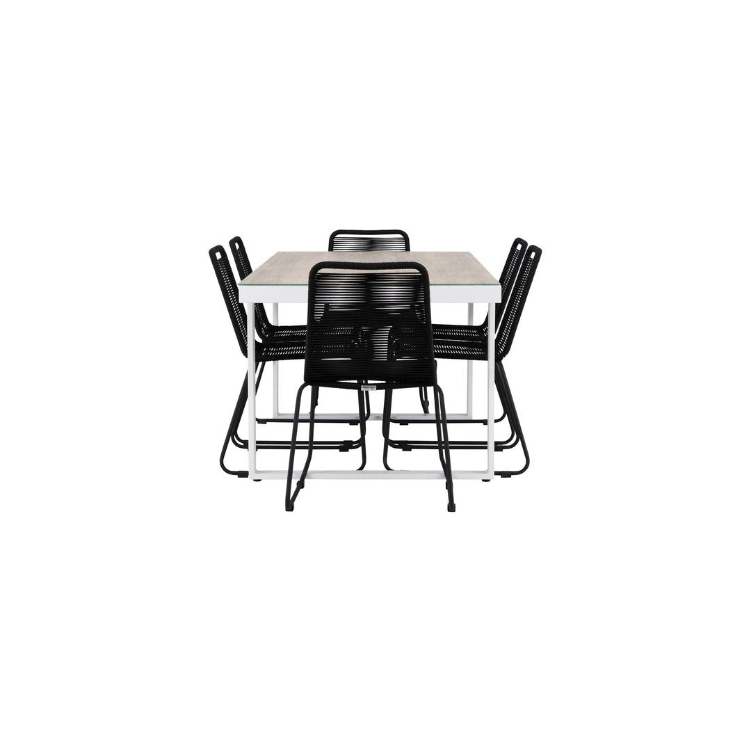Merlo spisebord + Lindos Venture Design Spisegruppe