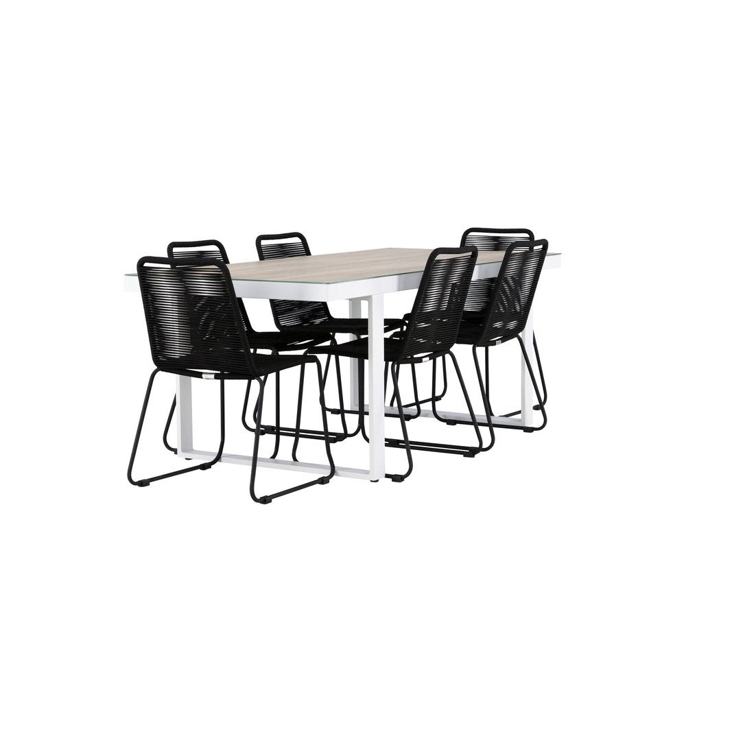 Merlo spisebord + Lindos Venture Design Spisegruppe