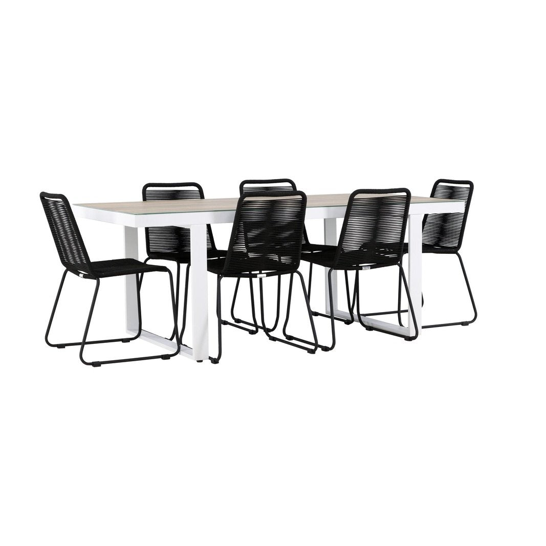 Merlo spisebord + Lindos Venture Design Spisegruppe