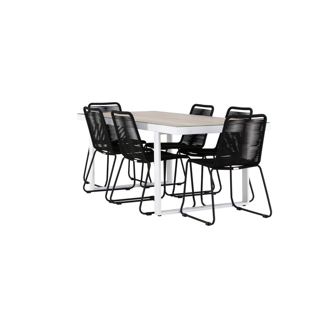 Merlo spisebord + Lindos Venture Design Spisegruppe