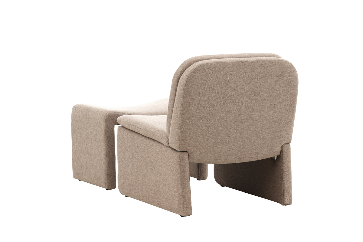 Bonn stol med pall Venture Design Lenestol