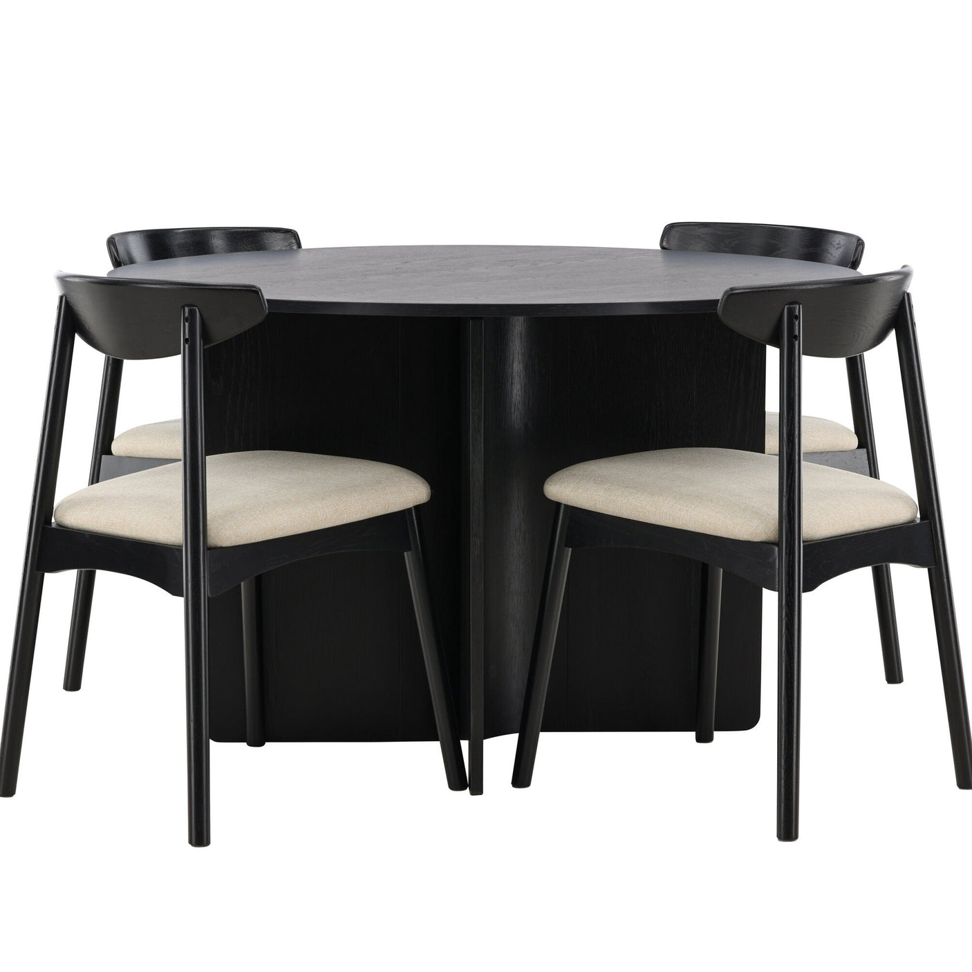 Tabell Tyresö med Stol Ven Venture Design Rundt spisesett