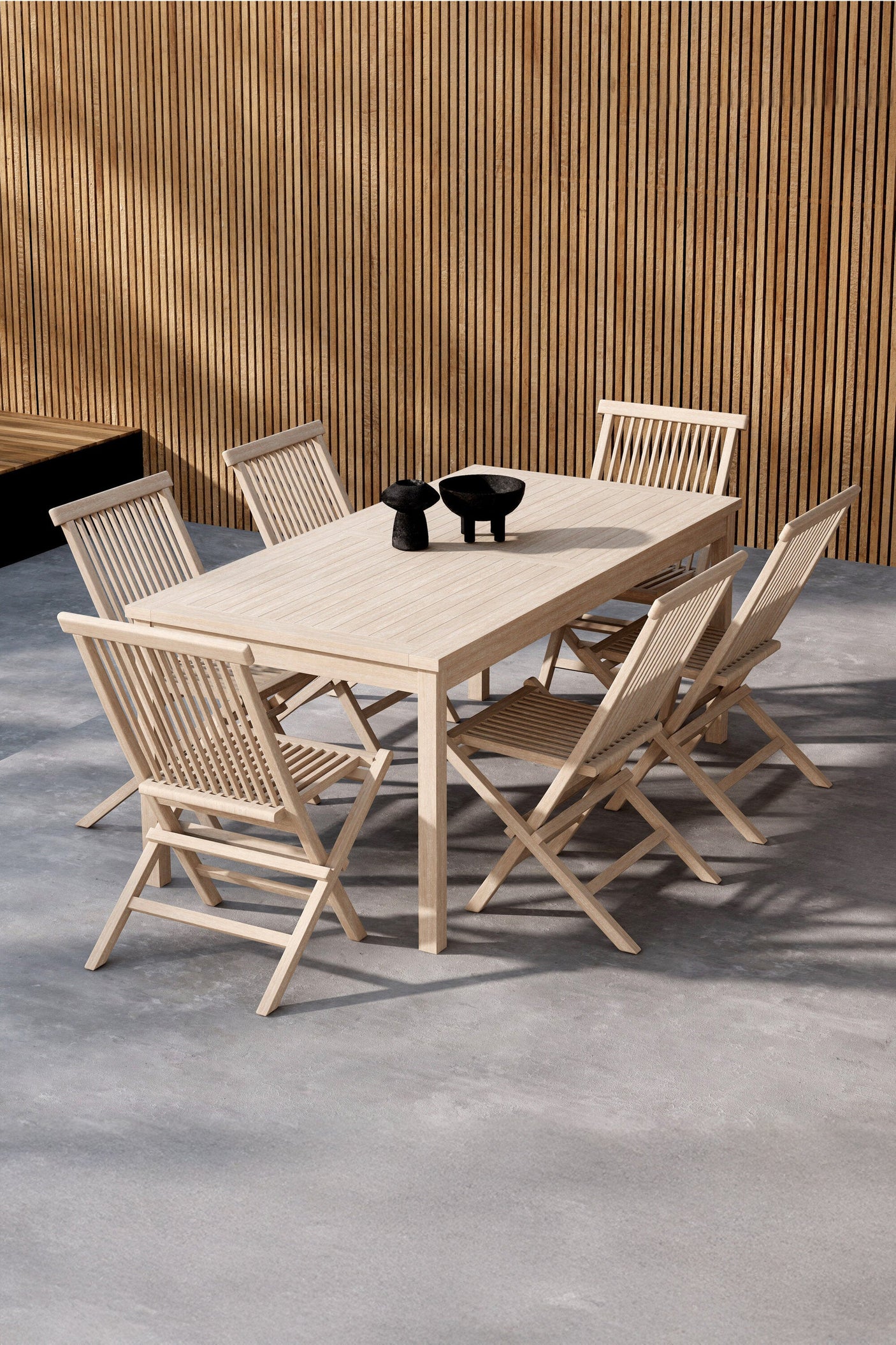 Kenya Dining Set with Chairs Kenya Venture Design Spisegruppe