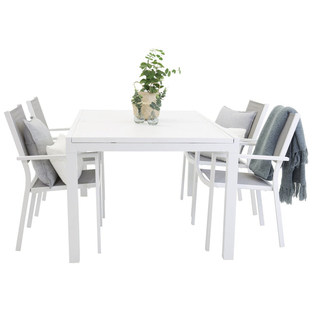 Marbella spisebord 160/240*100*H75 + Copacabana Venture Design Spisegruppe