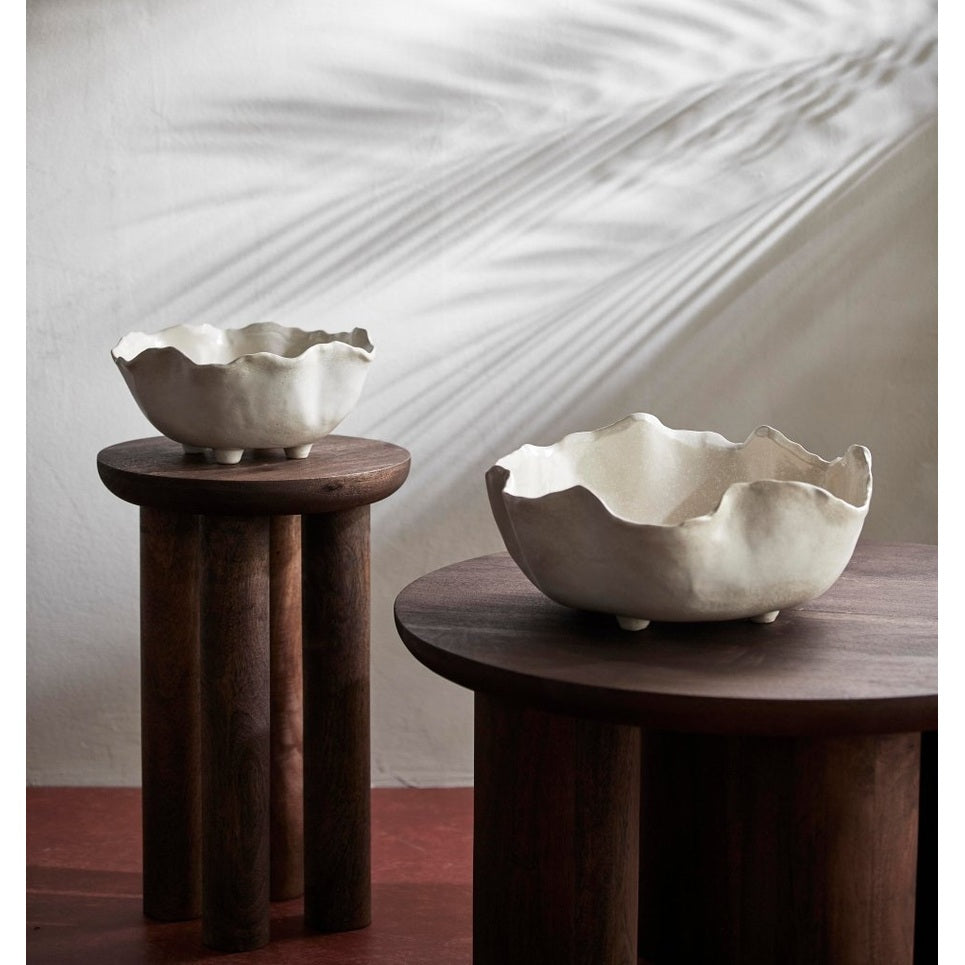 HELIN sidebord/sengebord i mango - h49 cm - mørkbrun Nordal TABLES